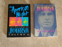 2 books of writings & poetry by Jim Morrison of the "Doors".