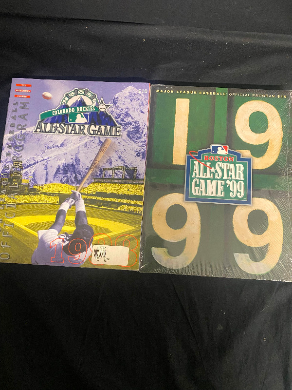 Brand New 1998-1999 MLB All Star Programs in Arts & Collectibles in Moncton