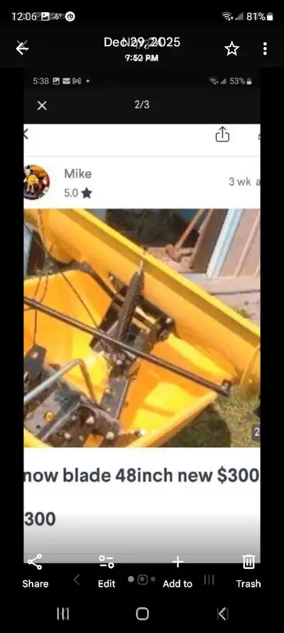 snowblade 48 inch $200, View more