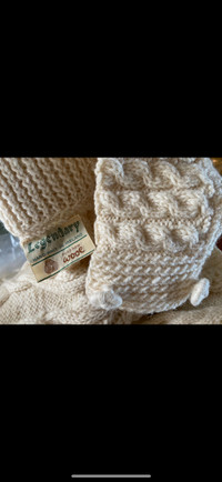 Hand Knit 3/4 length Wool Cardigan/Coat 