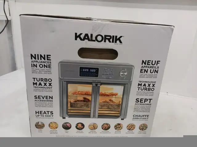 KALORIK DIGITAL MAXX EXTRA LARGE 9-IN-1 AIR FRYER OVEN in Toasters & Toaster Ovens in Markham / York Region - Image 5