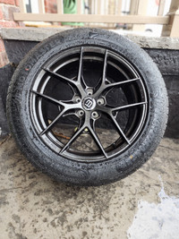 Braelin Alloy 19 inch Rims & 19 all season Tires tpms (5x108)