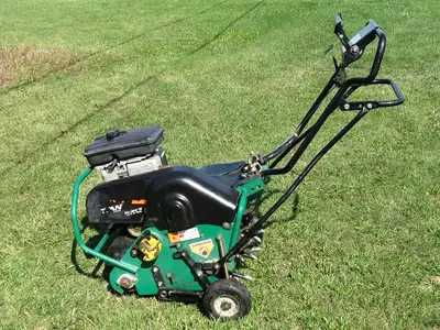 Northwest lawn care Turf monsters lawn care serving northwest Calgary Power rake – Power raking cons...