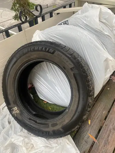 4 - Michelin Snow and Ice winter tires (size 225 / 65 R17), Two years old with lots of tread depth r...
