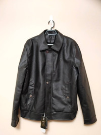 Brand New F Collection Men Italian Leather Suede Jacket