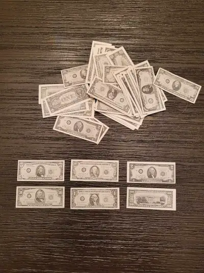 Miniature US Money (Bills)