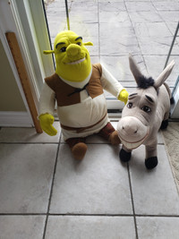 Shrek and Donkey Large Plush Toys