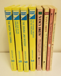 Nancy Drew Mystery Hardcover & Paperback Novels
