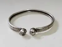 Vintage Sterling Silver Baby Bangle Bracelet