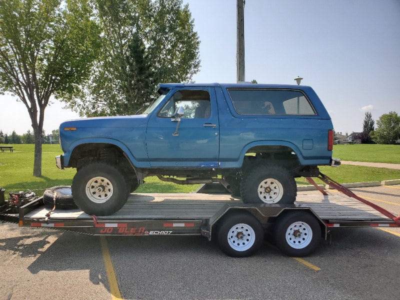 BRONCO Project 7500 Lots Work Done. Built Drive Train, Lift Kit