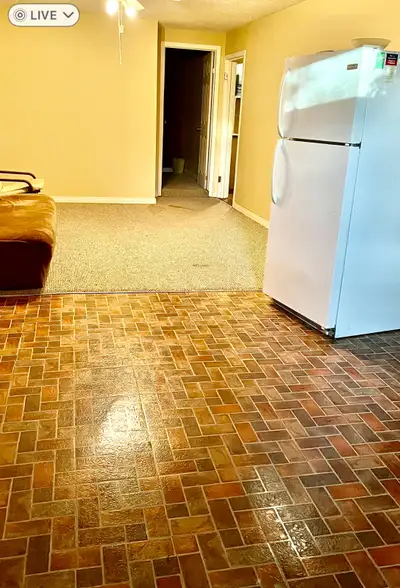 The available room for rent is in the basement, in a shared area, View more