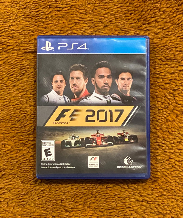 PS4 F1 2017 Video Game in Sony Playstation 4 in Winnipeg