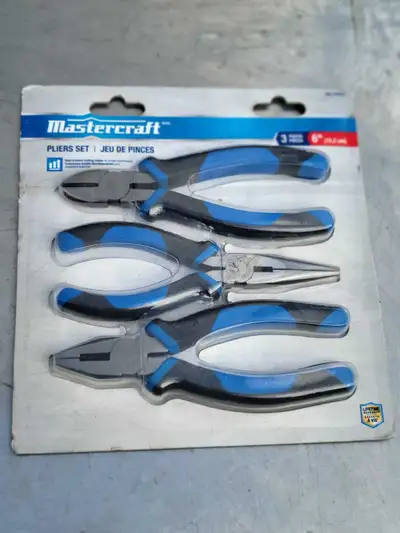Mastercraft 3-Piece Pliers Set 6-inch, View more