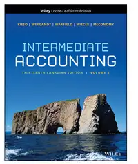 Intermediate Accounting, Volume 2, 13th Canadian Edition