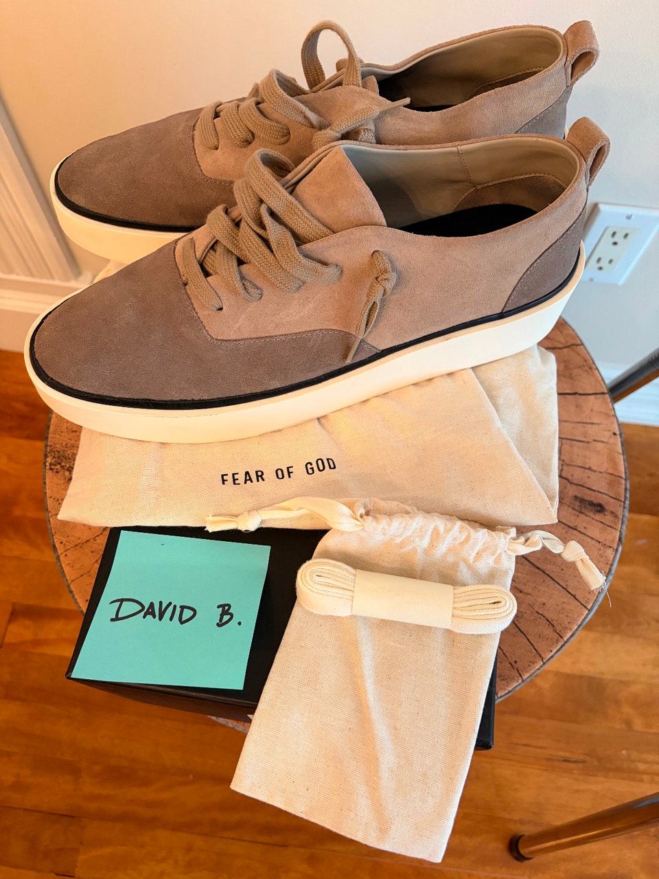 Fear of God, Fear of god 101 taupe suede shoes sz 43 (10US)