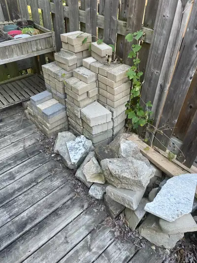 Patio stones and boulders, View more