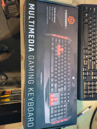 Cyberpower gaming keyboard and mouse new