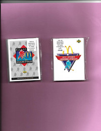 McDonald's Hockey Card Sets from 1991-92 to 2009-10