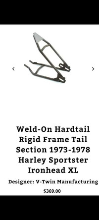 Rigid sportster frame tail (NEW)