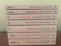 Elena Ferrante L'amie prodigieuse 1 à 4