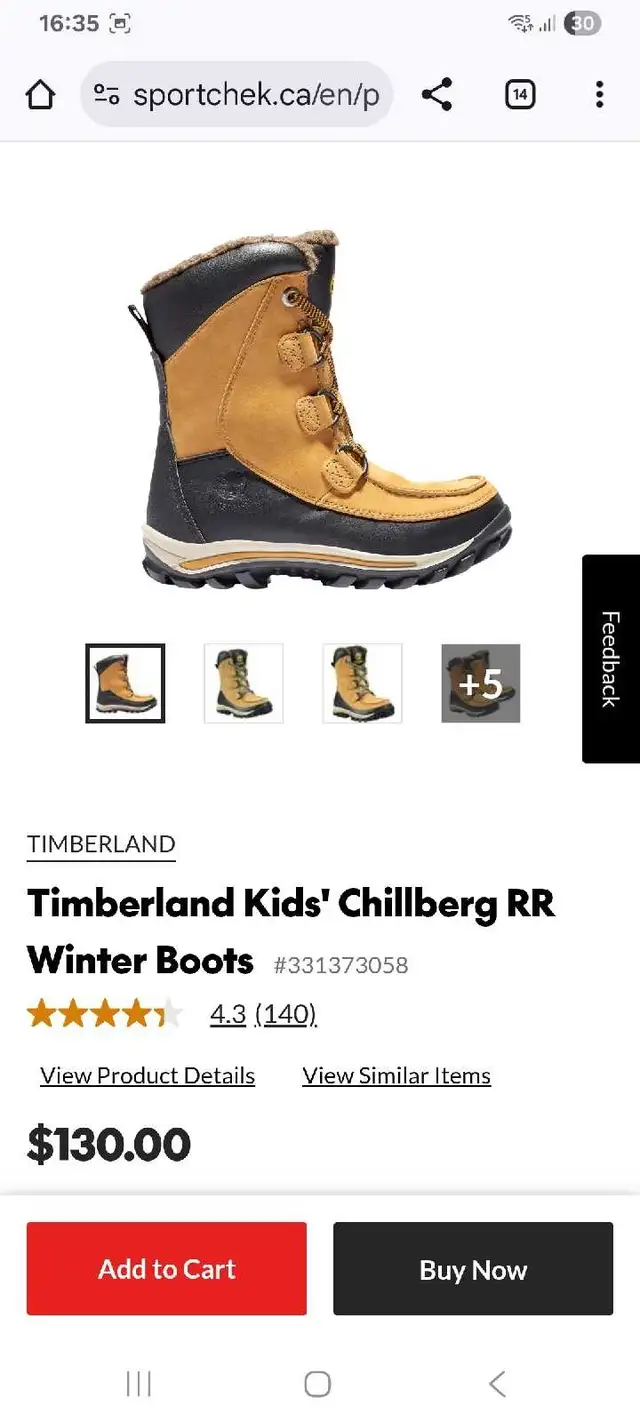 Brand new Timberland boys Winter Boots size 4 in Clothing - 4T in Edmonton - Image 10