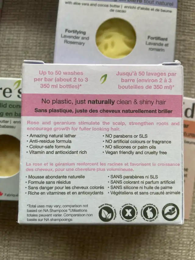 Nature's Aid Shampoo Bar in Bathwares in Markham / York Region - Image 3