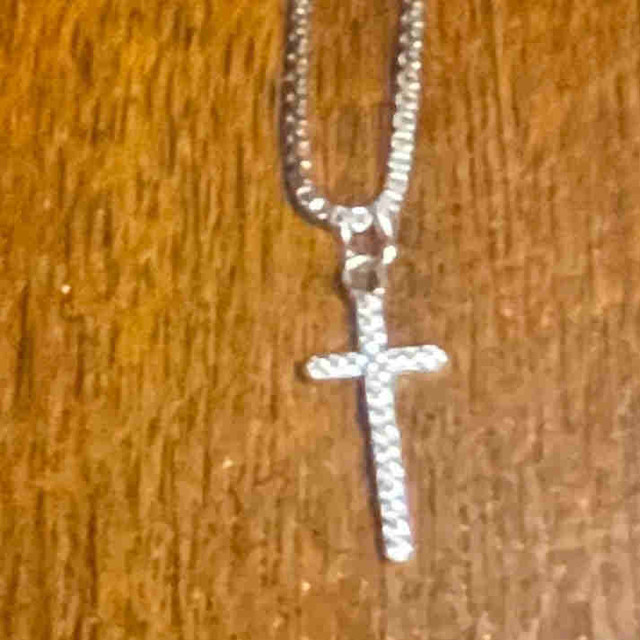 925 Silver  Cross Necklace 20” in Jewellery & Watches in Annapolis Valley