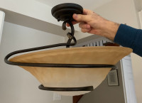 Semi Flush Mount Light Fixture