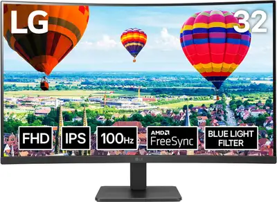 Moniteur DEL 32'' 32MR51CA-B Incurvé 1920x1080 100Hz 5ms LG, View more