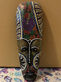 Hand-Painted Jamaican Mask
