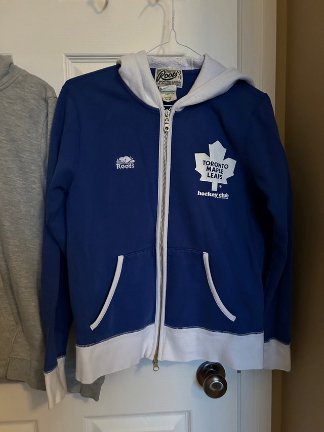 Toronto Maple leaf hoodie kids size med and Tavares size large in Kids & Youth in Chatham-Kent - Image 3
