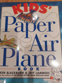 Paper air plane book