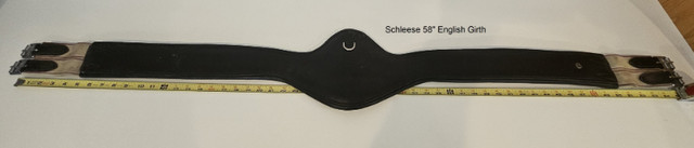 SCHLEESE DOUBLE ELASTIC 58' HUNTER GIRTH in Equestrian & Livestock Accessories in North Bay