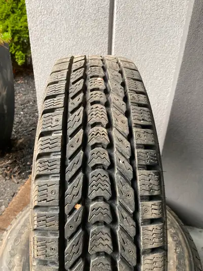 LT225/75r17 winter force tires with almost new tread but old build date. Asking $250 obo