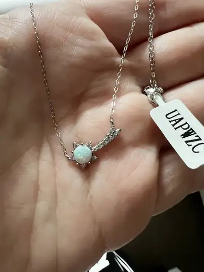 New Charmed Aroma Opal Shooting Star Necklace , View more