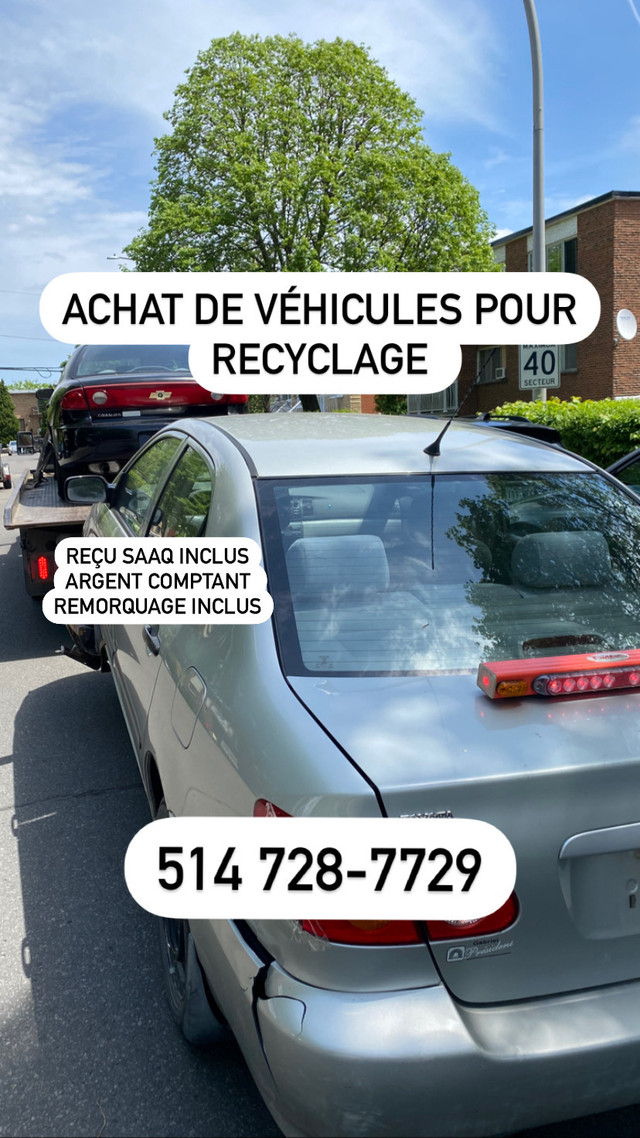 ♻️Achat d’auto pour la scrap/ferraille♻️☎️514.728.77.29☎️ dans Autos et camions  à Laval/Rive Nord - Image 3