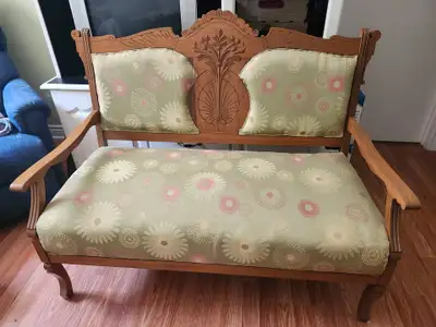 Solid Wood Love Seat, View more