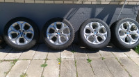 Mags BMW 255 50 R19 avec pneus d'hiver Bridgestone Blizzak