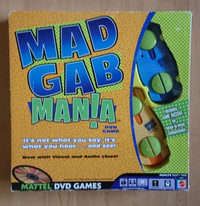 Vintage Mad Gab Mania DVD Game by Mattel