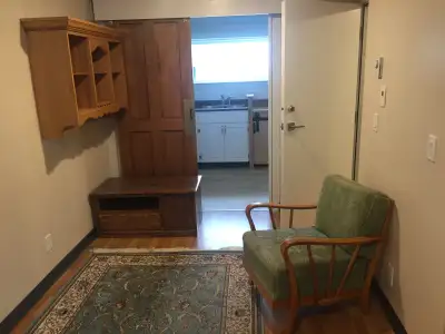 Small but new. Your own kitchen bathroom laundry entrance. Self contained. Some storage. Parking spo...
