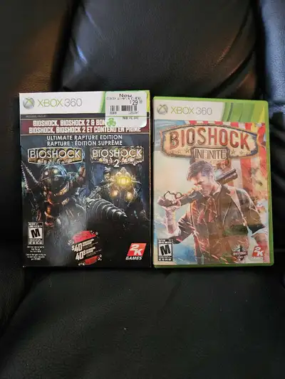 BioShock 1+2 Ultimate Rapture Edition and Bioshock Infinite 360, View more