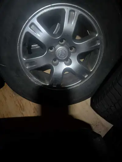 A set of used factory wheels from Toyota RAV4 Sold with old tires on! Self pick up / by appointments...