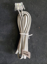 Phone extension cord 2ft (male to male)