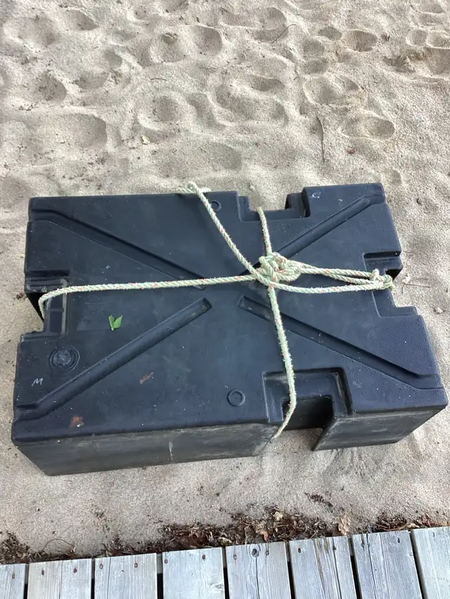 Found dock/raft float