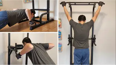 Bang Tong & Li Power Pull Up Bar/Multi-Function Workout Station, View more