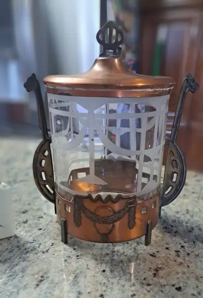 Vintage Copper Tobacco Pot, View more