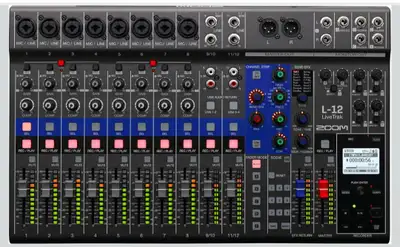 Zoom LiveTrak L-12, View more