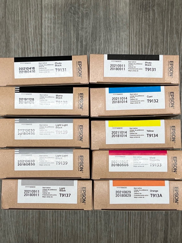 Epson  SC- C5000 C5070  T9131, T9132 T9133 T9134  plotter ink  in Printers, Scanners & Fax in La Ronge