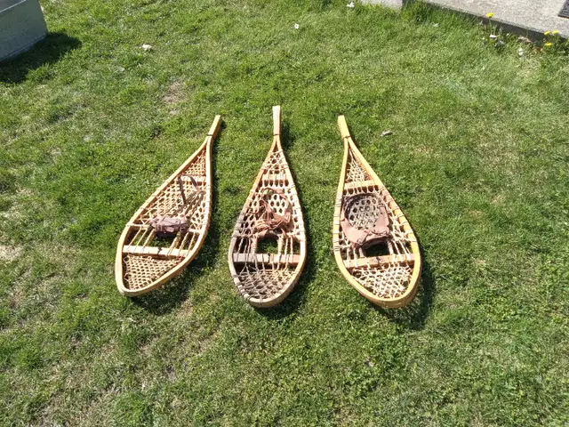 2 paires de Raquettes a neige Vintage pour homme et pour femme in Fishing, Camping & Outdoors in Sherbrooke - Image 3