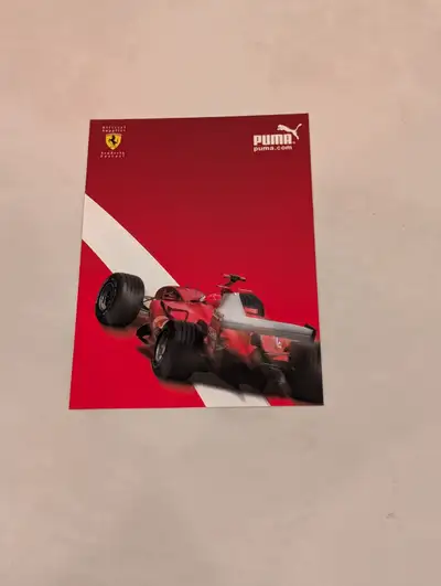 Scuderia Ferrari Puma Postcard